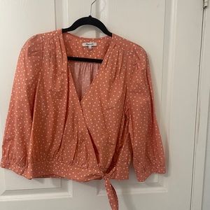 Madewell wrap top